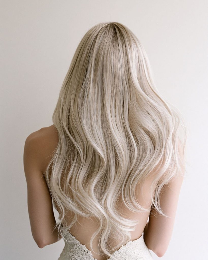 platinum blonde hair