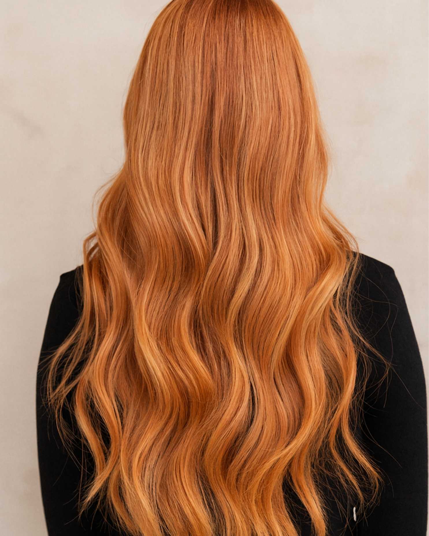 strawberry blonde hair